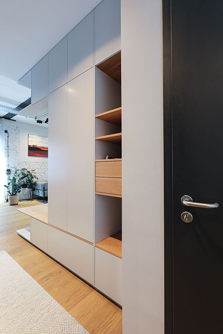 Jüschke Innenarchitektur und Architektur: Loft | Frankfurt - Individuelle Möbeleinbauten